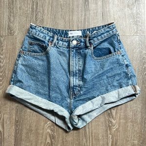 ZARA Blue Mom Shorts - Size 8